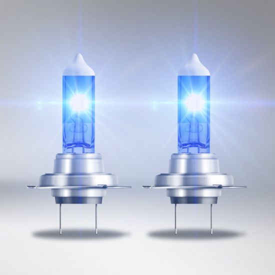 Coppia Lampadine OSRAM H7 12V 80W PX26d COOL BLUE BOOST 5000K HYPERBLUE 62210CBB-HCB duobox