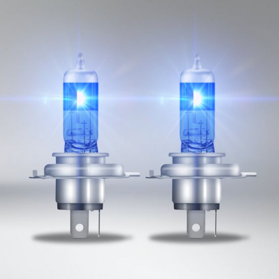 Coppia Lampadine OSRAM H4 12V 100/90W P43t COOL BLUE BOOST 5000K HYPERBLUE 62193CBB-HCB duobox