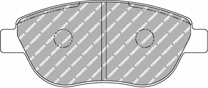 Serie Pastiglie Freno ABARTH 500 / 595 / 695 Ferodo Racing DS2500 FCP1467H